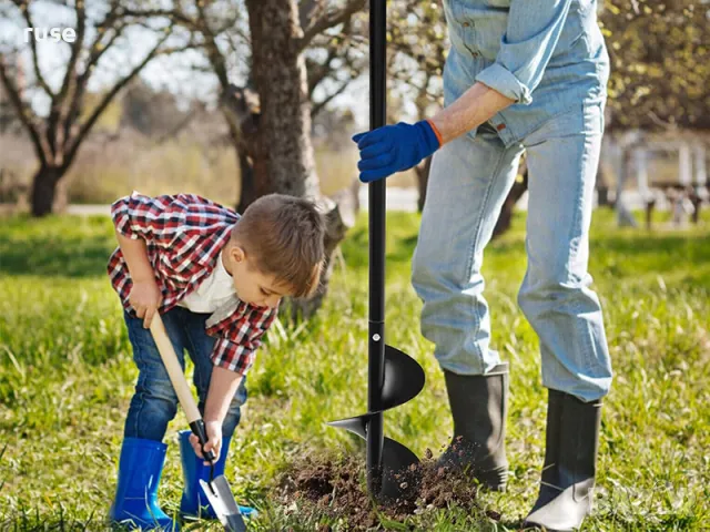 НОВО! Ръчно свредло за пробиване на дупки пръст Parkside, снимка 9 - Градинска техника - 50317967