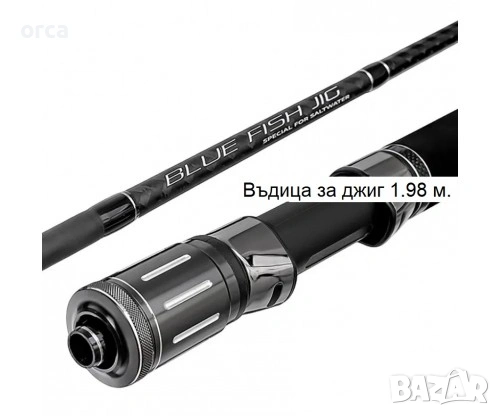 Въдица за морски джигинг FilStar Blue Fish Jig 1.98м Light Jigging 120g / 150g, снимка 2 - Въдици - 53266358