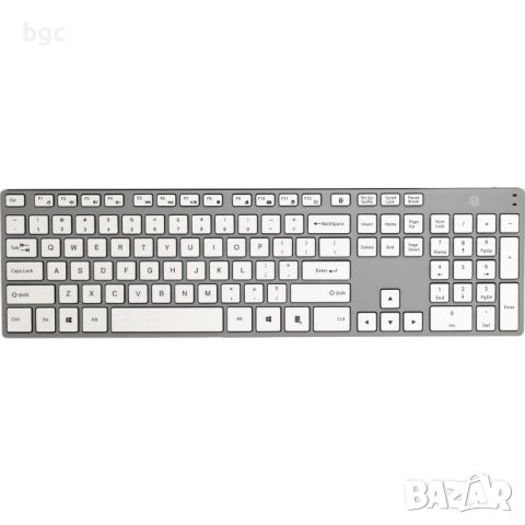 НОВА АЛУМИНИЕВА Bluetooth Безжична клавиатура Висококачествен Алуминий TBSS, , снимка 1 - Друга електроника - 40406778