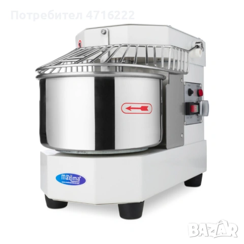 Компактна професионална тестомесачка 8 л, снимка 11 - Обзавеждане на кухня - 53424354