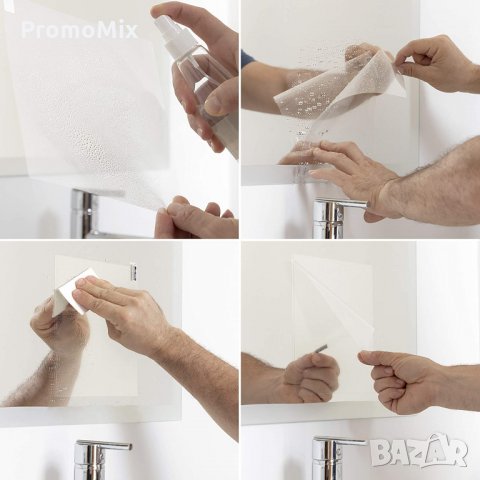 Защитен филм против изпотяване на огледало InnovaGoods IG814434 Anti-Fog, снимка 5 - Други - 33516243