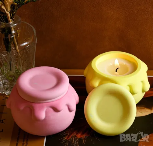 Молд бурканче с капак, снимка 4 - Форми - 49028811