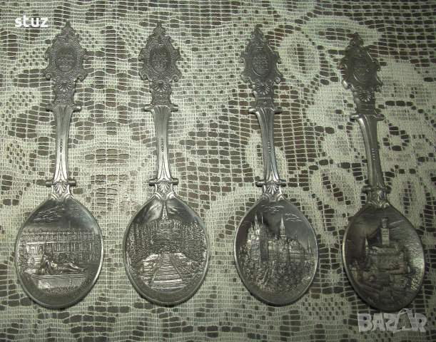 Калаени лъжици за стена "Крепост на годината", немски, снимка 6 - Други - 53138566