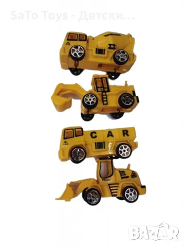 Комплект строителни камиончета – Забавление и реалистична игра за малките строители, снимка 4 - Коли, камиони, мотори, писти - 50020356