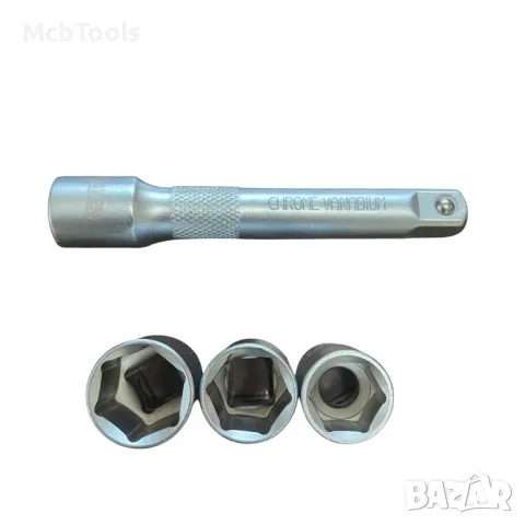 Динамометричен ключ 1/2″ 28-210Nm с вложки и удължение HAWEK, снимка 5 - Ключове - 50028817