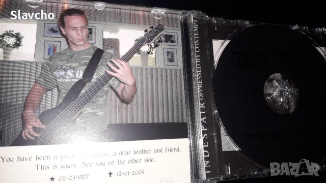 Компакт диск на дет метал групата -Indespair – Oppressed By Contempt (2004, CD), снимка 3 - CD дискове - 43045112