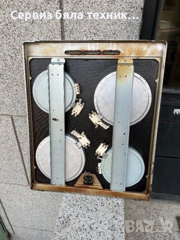 Продавам перфектен керамичен плот с 4 котлони за готварска печка Indesit (Индезит), снимка 2 - Печки, фурни - 38579556