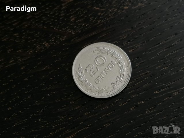 Монета - Колумбия - 20 центавос | 1971г., снимка 1 - Нумизматика и бонистика - 28265225