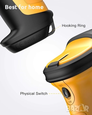 Безжичен баркод скенер Inateck, 2.4GHz, батерия 2600mAh, обхват 60m, снимка 5 - Друго търговско оборудване - 52803461