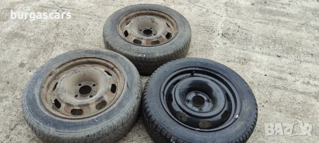 Железни джанти с гуми 15 Citroen C3 - 40лв, снимка 2 - Части - 50093792