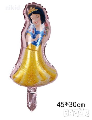 Снежанка малък фолио фолиев балон хелий или въздух