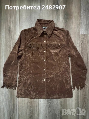 Дамска плюшена риза, снимка 4 - Ризи - 53485326