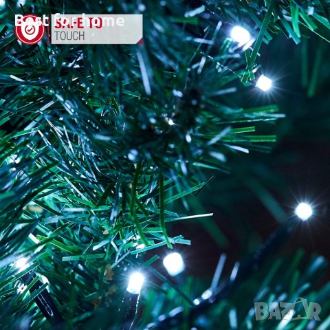 Светлина верига 50метра с 500 диода- бяло- синя светлина , снимка 9 - Външни лампи - 38890647