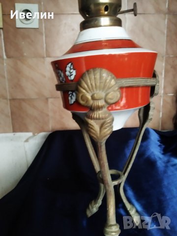 стара газова /газена/ лампа, снимка 3 - Антикварни и старинни предмети - 28196090