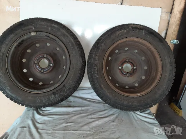 Джанти със зимни гуми за Пежо или Ситроен 14 ки, снимка 4 - Гуми и джанти - 48765739