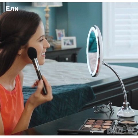 LED Огледало с гъвкава дръжка, снимка 4 - Други - 27559085