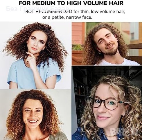 Нов комплект от 2 броя Ленти Квадратни за Къдрава и Гъста Коса, снимка 6 - Други - 43114299