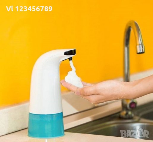 Автоматичен диспенсър за течен сапун със сензор Foaming Soap Dispenser, снимка 2 - Други - 33431054