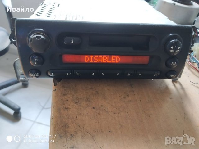 Оригинален авто касетофон за mini cooper, снимка 1
