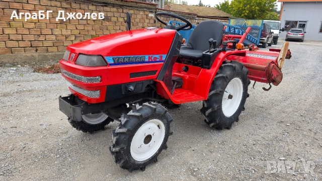 Японски трактор Yanmar KE-3 с фреза, 4х4, 13.5 кс, АраБГ Джолев