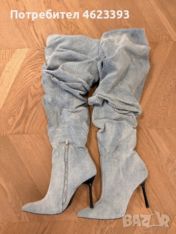 Дънкови ботуши Zara