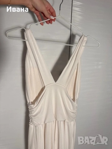 Дълга бяла рокля, снимка 2 - Рокли - 53526380