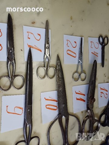 стари ножици на цени от 5 до 35лв за брой, снимка 3 - Антикварни и старинни предмети - 43639051
