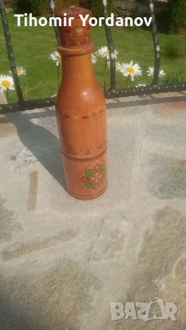 Дървена бутилка за ракия., снимка 8 - Антикварни и старинни предмети - 50787488