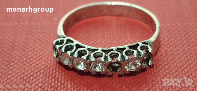 Сребърен пръстен / липсват камъчета/, снимка 5 - Пръстени - 52655689