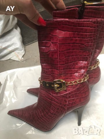 Дамски боти естествена кожа, снимка 7 - Дамски боти - 34879144