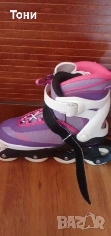 Детски/дамски ролери в лилаво, снимка 3 - Ролери, кънки - 51237454