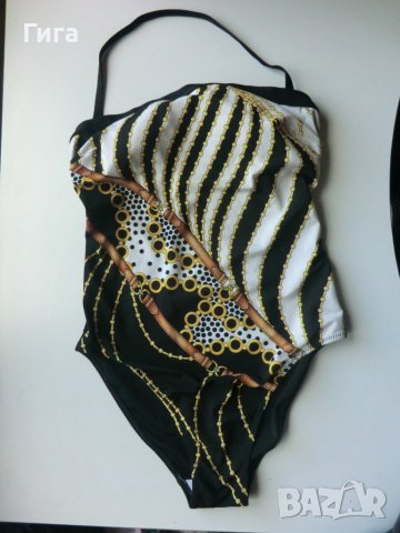 цял бански на колани с твърди чашки