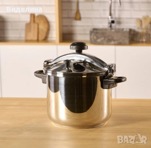 Тенджера под налягане Taurus Classic Moments 4L, снимка 4 - Съдове за готвене - 51999649