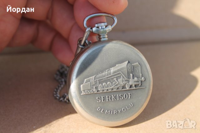 СССР джобен часовник ''Молния'' за турските железници, снимка 5 - Антикварни и старинни предмети - 40877042