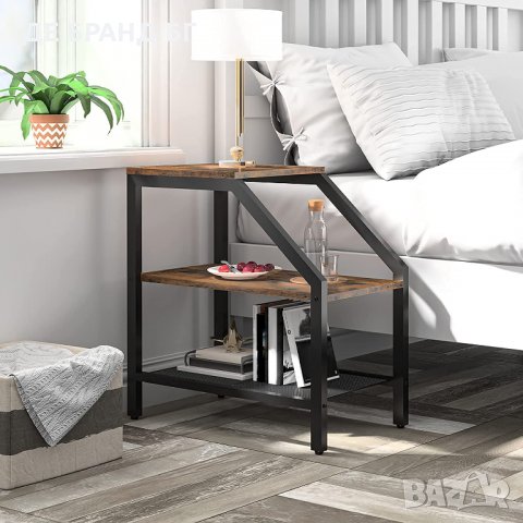 ПРОМОЦИЯ Странична помощна маса с 3 нива на съхранение BF60BZ01 , снимка 3 - Етажерки - 35092470