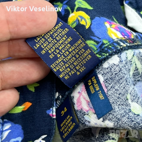 Polo Ralph Lauren Chino Shorts Мъжки Къси Панталони Floral Летни Размер 34, снимка 5 - Къси панталони - 51539431