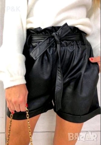 Кожени къси панталонки 