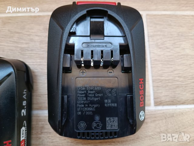 Батерия Bosch PBA 18V 2.5 Ah W-B, снимка 6 - Винтоверти - 43339511