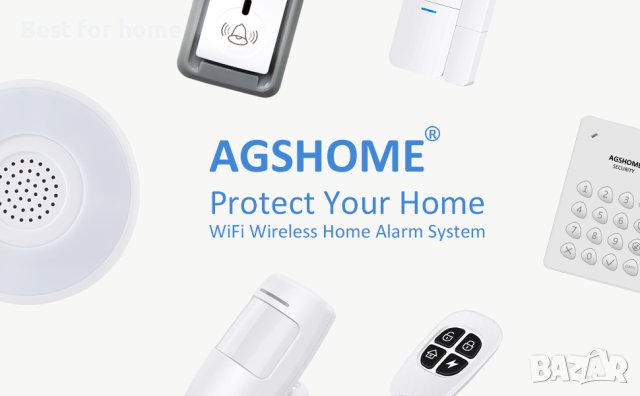 Автономна WiFi алармена система AGSHOME, снимка 3 - Други - 44004494