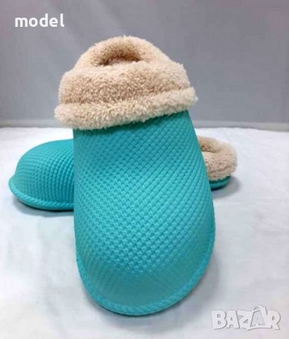 Дамски чехли, с пух, снимка 3 - Чехли - 38623430