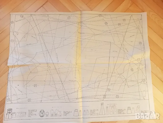 Подлистници с кройки от 70-те години от в. "Жената днес", снимка 11 - Други - 48287086