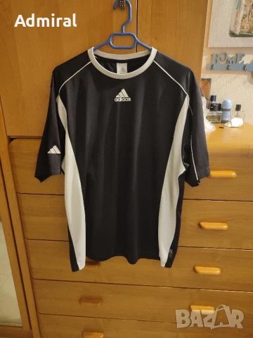Оригинална мъжка тениска Adidas Climalite Размер L, снимка 3 - Тениски - 50668898