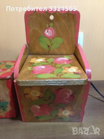 Ретро дървени кутии за подправки, снимка 5 - Други ценни предмети - 38341286