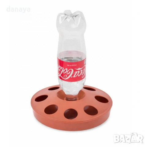 6424 Поилка за малки пиленца с навиване на бутилка, снимка 6 - За птици - 53534223