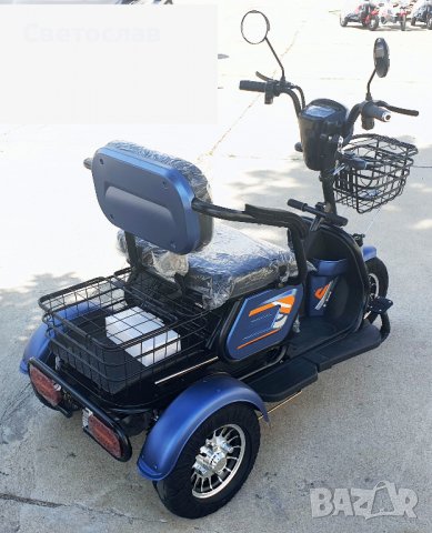 Електрическа триколка за възрастни с три седалки модел М19, снимка 4 - Мотоциклети и мототехника - 38071763