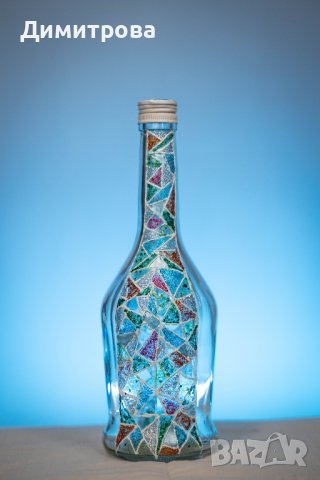 Подарък за мъж.Подарък за ловец. Оргинални, рисувани бутилки за колекция или подарък. , снимка 5 - Подаръци за мъже - 43330185