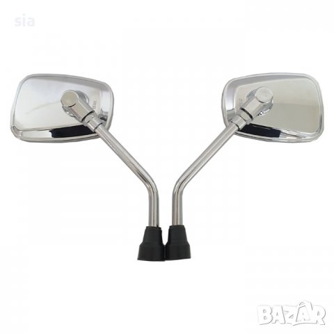 Огледала за мотор, Ф8мм/Ф10мм, 2бр, преходник за закрепващия болт, снимка 2 - Аксесоари и консумативи - 40031466