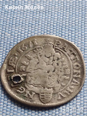 Сребърна монета 6 кройцера 1671г. Леополд първи Кремниц Унгария 13742, снимка 10 - Нумизматика и бонистика - 42970758