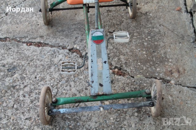 Детска количка с педали - произведена в Норвегия, снимка 7 - Антикварни и старинни предмети - 38629005