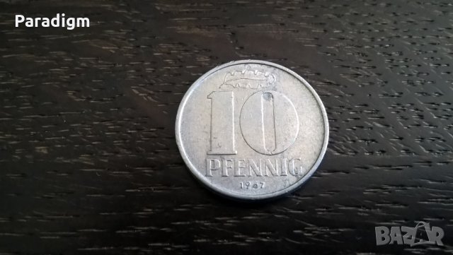 Монета - Германия - 10 пфенига | 1967г., снимка 1 - Нумизматика и бонистика - 27878185